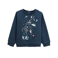 Sweat-shirt en molleton bébé fille Misscerise  - vertbaudet enfant