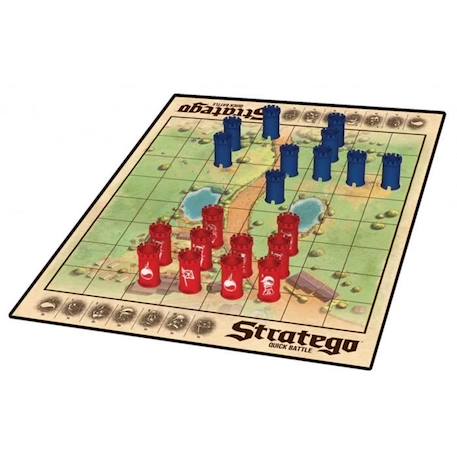 Stratego Quick Battle - Jeu de société - DUJARDIN - Préparez-vous à des batailles rapides et intenses avec Stratego Quick Battle ! GRIS 2 - vertbaudet enfant 