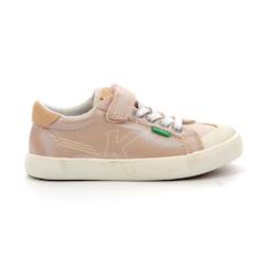 Chaussures-Chaussures garçon 23-38-Baskets, tennis-KICKERS Baskets basses Kickgoldi rose