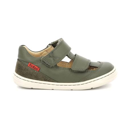 KICKERS Baskets basses Kickbloom marine BLEU+VERT 5 - vertbaudet enfant 