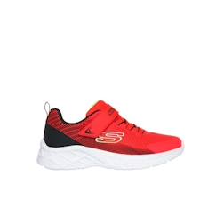 -Chaussures Enfants Skechers Microspec II - Rouge - Synthétique - Lacets