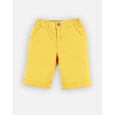 Bermuda en twill JAUNE 2 - vertbaudet enfant 