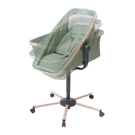 MAXI COSI Transat ALBA tout-en-un, berceau, évolutif, chaise haute (kit vendu séparément), Green, de la naissance à 3 ans VERT 5 - vertbaudet enfant 