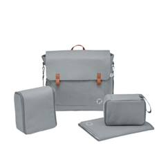 Puériculture-Sac à langer-MAXI-COSI Sac à langer Modern Bag, avec matelas à langer et compartiment isotherme - Essential Grey