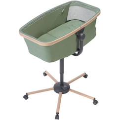 Puériculture-MAXI COSI Transat ALBA tout-en-un, berceau, évolutif, chaise haute (kit vendu séparément), Green, de la naissance à 3 ans