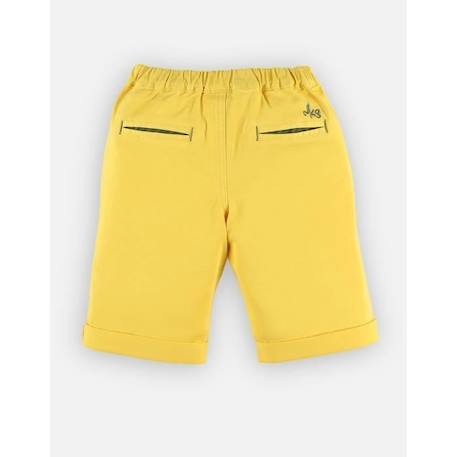 Bermuda en twill JAUNE 3 - vertbaudet enfant 