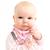 Bavoir bandana avec embout de dentition - Licorne ROSE 4 - vertbaudet enfant 