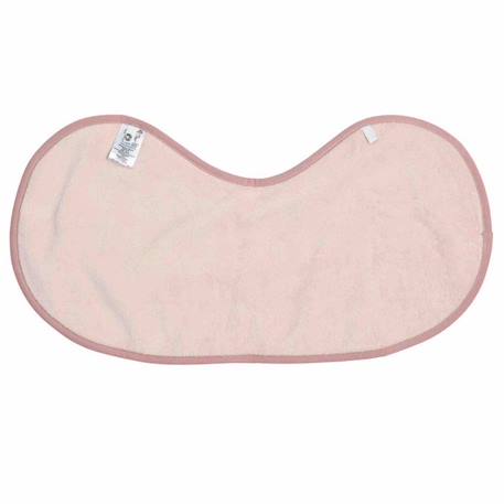 Bavoir d'épaule en gaze de coton et bambou Rose 56 x 28 cm ROSE 2 - vertbaudet enfant 