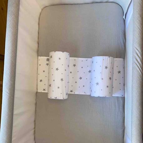 Cale bébé pour lit ou berceau - STELLA - Blanc BLANC 3 - vertbaudet enfant 