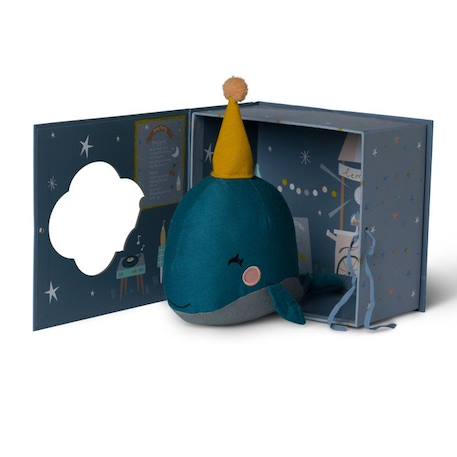 Peluche Baleine Bleu 21 cm - SEVIRA KIDS - Plush - Mixte - Intérieur BLEU 2 - vertbaudet enfant 