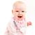 Bavoir bandana avec embout de dentition - Licorne ROSE 2 - vertbaudet enfant 