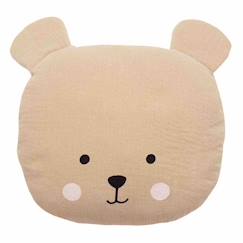 Chambre et rangement-Literie-Oreiller-Coussin enfant Ours marron - SEVIRA KIDS - 30 cm x 5 cm - Mixte - Bébé - Marron