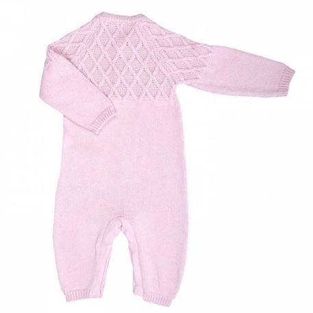 Sevira Kids - Combinaison bébé en tricot de coton bio LOAN - Bleu BLEU+ROSE 5 - vertbaudet enfant 