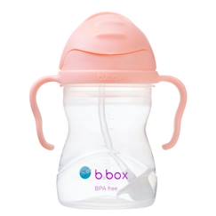 Tasse d'apprentissage avec paille pondérée - B.BOX - Saumon - Mixte - 15 cm x 12 cm - 240 ml  - vertbaudet enfant