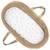 Drap housse couffin ovale Melody - SEVIRA KIDS - Blanc/Gris - Gaz de coton - 30 x 70 cm BLANC 1 - vertbaudet enfant 