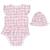 Body robe et chapeau en coton bio, Fraise ROSE 2 - vertbaudet enfant 