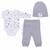 Ensemble vêtements Bébé en coton bio 3 pièces, DINO GRIS 1 - vertbaudet enfant 