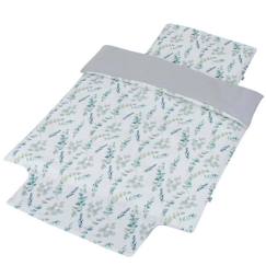 -Parure de lit bébé en coton - SEVIRA KIDS - Eucalyptus Multicolore 100x135 cm