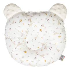 Chambre et rangement-Literie-Oreiller-Coussin anti tête plate réversible en minky Sidonia - Sevira Kids - Écru - 30 cm x 25 cm