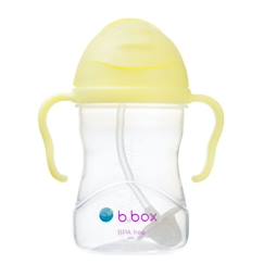 Puériculture-Tasse d'apprentissage avec paille pondérée - B.BOX - Jaune - 240 ml - Sans BPA