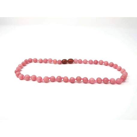 Collier pour bébé pierre naturelle - Quartz Rose ROSE 4 - vertbaudet enfant 