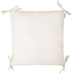 Linge de maison et décoration-Linge de lit bébé-Taies de coussin pour tour de lit modulable en gaze de coton Jeanne - Beige - SEVIRA KIDS