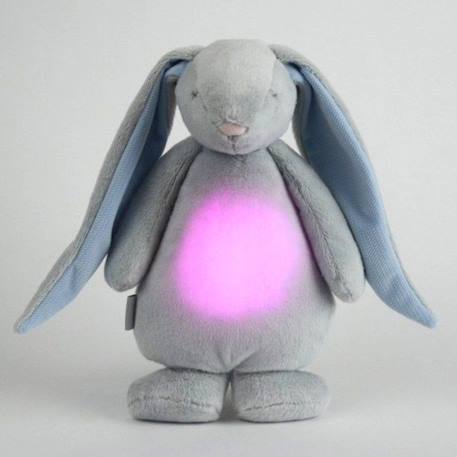 Veilleuse Moonie - Lapin Magique Sons et Lumières - Gris/Bleu - SEVIRA KIDS - Pour Bébé GRIS 2 - vertbaudet enfant 