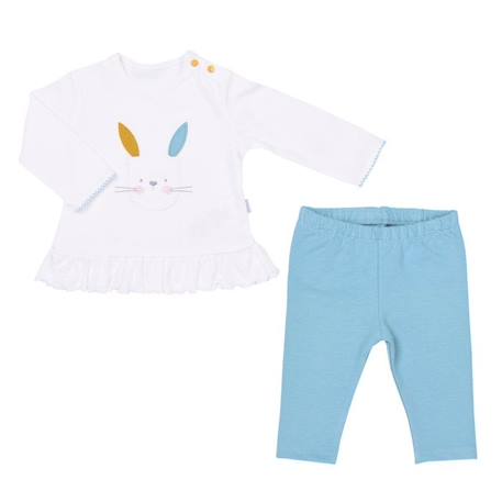 Pyjama bébé 2 pièces en coton bio, LAPINOU  - vertbaudet enfant