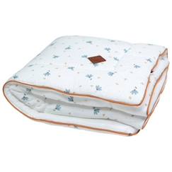 Linge de maison et décoration-Linge de lit bébé-Couverture, édredon-Couverture  en gaze de coton Bleuet