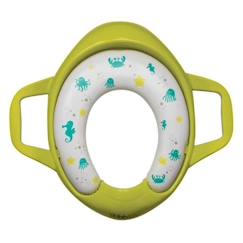 Puériculture-Toilette de bébé-Propreté et change-Réducteur de toilettes pour l'apprentissage de la propreté - Bbluv - Vert - Mixte - 9 mois et plus