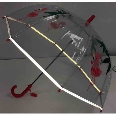 Parapluie enfant transparent - Flamant rose ROSE 3 - vertbaudet enfant 