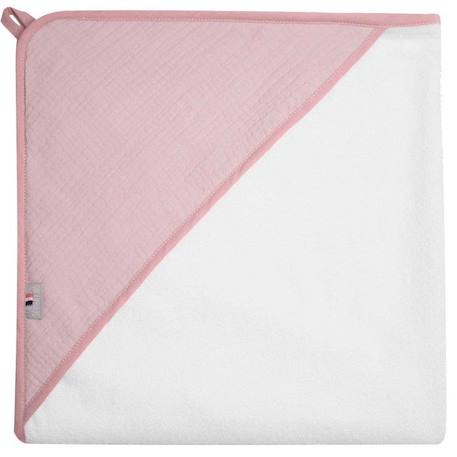 Cape de bain en gaze de coton, Jeanne Vieux Rose TU ROSE 1 - vertbaudet enfant 