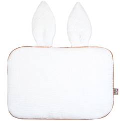 Chambre et rangement-Literie-Oreiller plat lapin en gaze de coton - SEVIRA KIDS - Jeanne Blanc TU - Bébé - Blanc - Nomade