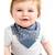 Bavoir bandana avec embout de dentition - Etoiles GRIS 2 - vertbaudet enfant 