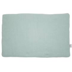 Chambre et rangement-Oreiller plat en gaze de coton - SEVIRA KIDS - Jeanne Vert de gris 35 x 40 cm - Mixte - Enfant - Vert de gris