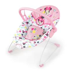 DISNEY BABY Transat Minnie Spotty Dotty avec vibrations et arche de jeux, jusqu'à 6 mois  - vertbaudet enfant