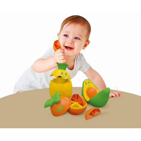 Clementoni - Mes fruits à assembler JAUNE 2 - vertbaudet enfant 
