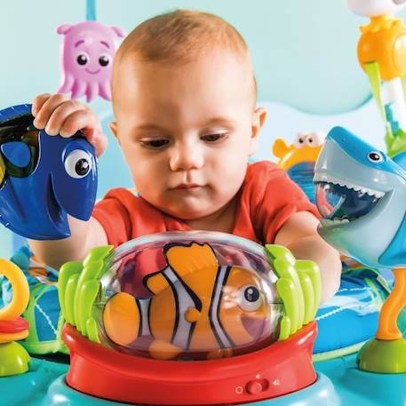 DISNEY BABY Aire d'éveil multiactivités Le Monde de Nemo, 13 activités interactives, siège rotatif à 360 degrés BLEU 2 - vertbaudet enfant 