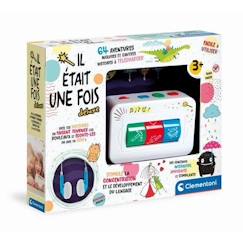 Jouet-Jeux éducatifs-Clementoni - Conteur d'histoires + écouteurs - 64 histoires
