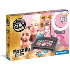 Jouet-Atelier de maquillage - Clementoni - Make-up studio - Application dédiée - Crazy Chic