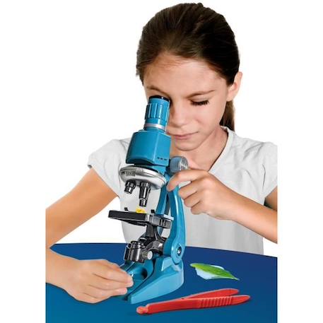 Clementoni - Sciences et Jeu - Super Microscope Professionnel - 8 ans et + BLEU 3 - vertbaudet enfant 