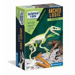 Jouet-Jeux éducatifs-Clementoni - Science & Jeu - Archéo Ludic - Vélociraptor