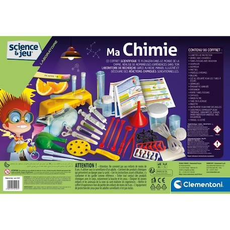 Clementoni - Science & Jeu - Ma chimie - Réalise plus de 170 expériences sans danger - A partir de 8 ans VIOLET 4 - vertbaudet enfant 