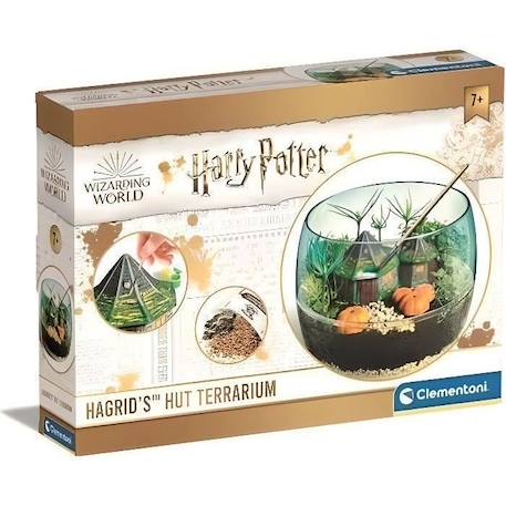 Terrarium Harry Potter - CLEMENTONI - Cabane de Hagrid à reproduire BLANC 1 - vertbaudet enfant 