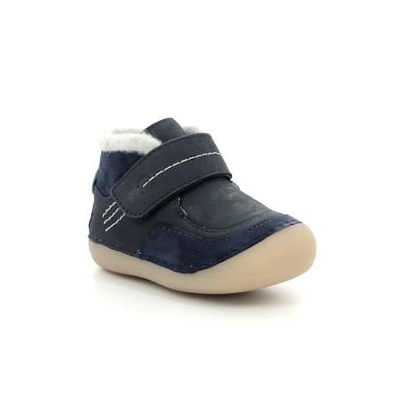 KICKERS Bottillons Soklimb kaki BLANC+BLEU 7 - vertbaudet enfant 