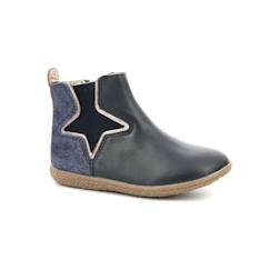 Chaussures-KICKERS Boots Vermillon marine