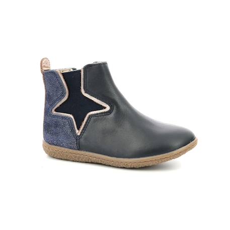 KICKERS Boots Vermillon marine BLEU 1 - vertbaudet enfant 