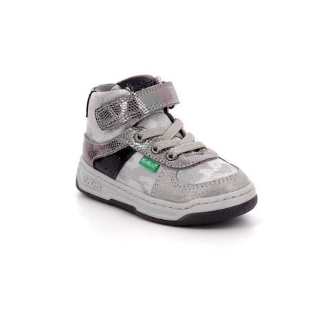 KICKERS Baskets hautes Kickalien noir BLANC+NOIR 2 - vertbaudet enfant 