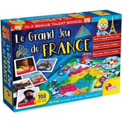 Jeu d'apprentissage sur la France - Génius Talent school - LISCIANI - 2 joueurs ou plus - 30 min  - vertbaudet enfant