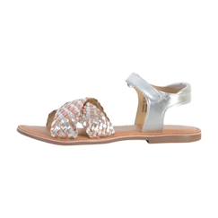 Chaussures-Chaussures fille 23-38-Sandales-MOD 8 Sandales Canibraid argent